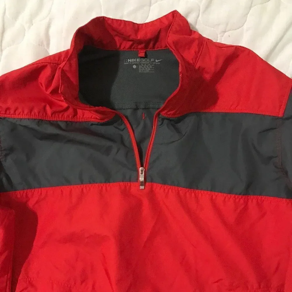 Nike golf boys 1/4 zipper pulls over